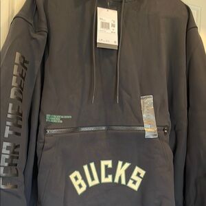 Jordan Black Hoodie with Gold Logo